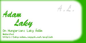 adam laky business card